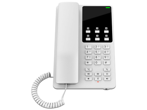 Teléfono IP Grandstream GHP620W, 2 Líneas SIP con 2 cuentas, 6 Teclas Programables, Wi-Fi 5. Color Blanco.