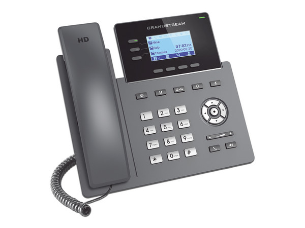Teléfono IP Grandstream Networks GRP2603, Pantalla LCD retroiluminada, 3 líneas y 2 Puertos Gigabit.