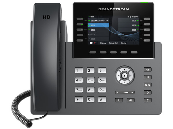 Teléfono IP GrandStream GRP2615, 5 cuentas SIP, Pantalla 4.3