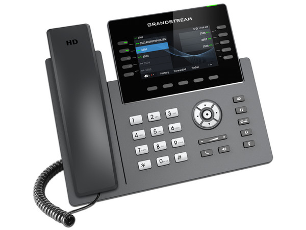 Teléfono IP GrandStream GRP2615, 5 cuentas SIP, Pantalla 4.3
