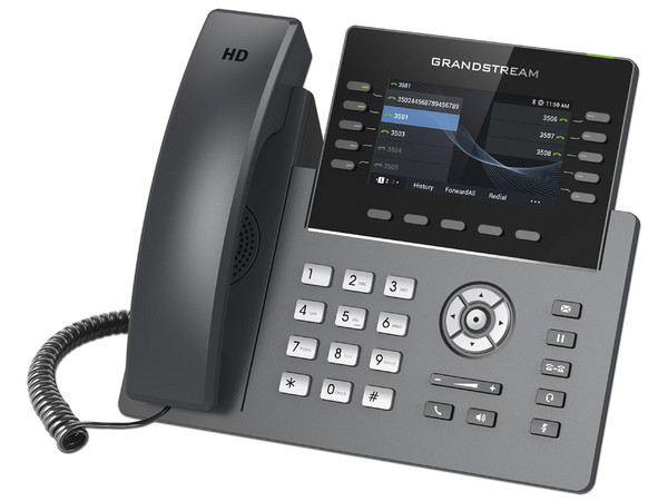 Teléfono IP GrandStream GRP2615, 5 cuentas SIP, Pantalla 4.3