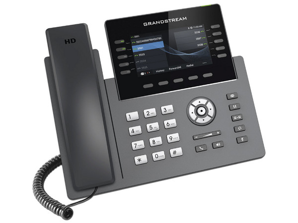 Teléfono IP GrandStream GRP2615, 5 cuentas SIP, Pantalla 4.3