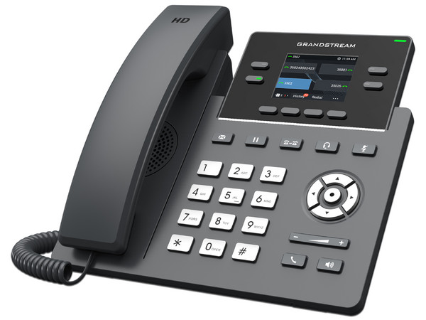 Telefono alambrico IP Grandstream GRP2624, Pantalla LCD 2.8