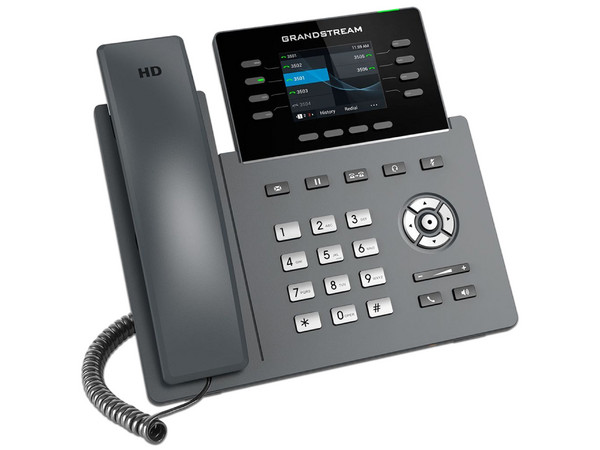 Telefono alambrico IP Grandstream GRP2624, Pantalla LCD 2.8