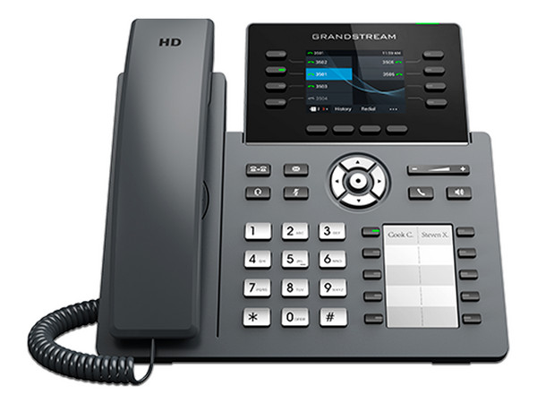 Teléfono IP Grandstream de 8 líneas, 2.8