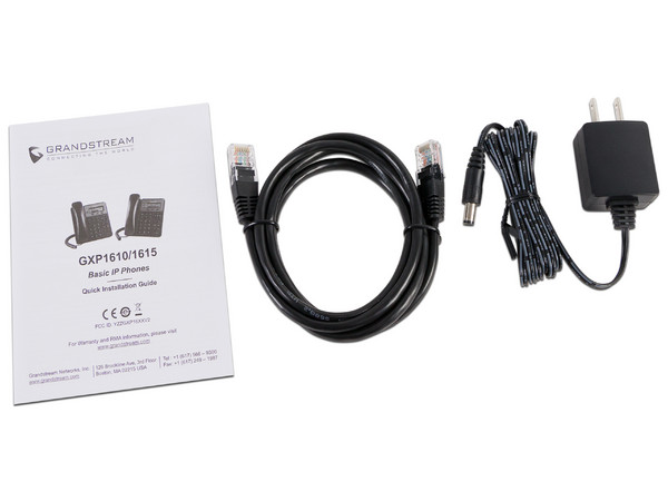 Teléfono IP GrandStream GXP1610, 1 cuenta SIP, 2 teclas de línea, conferencia de 3 vías.