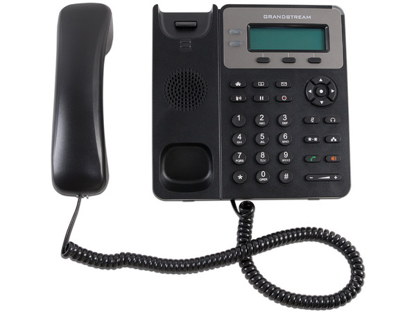 Teléfono IP GrandStream GXP1615, 1 cuenta SIP, 2 teclas de línea, conferencia de 3 vías.