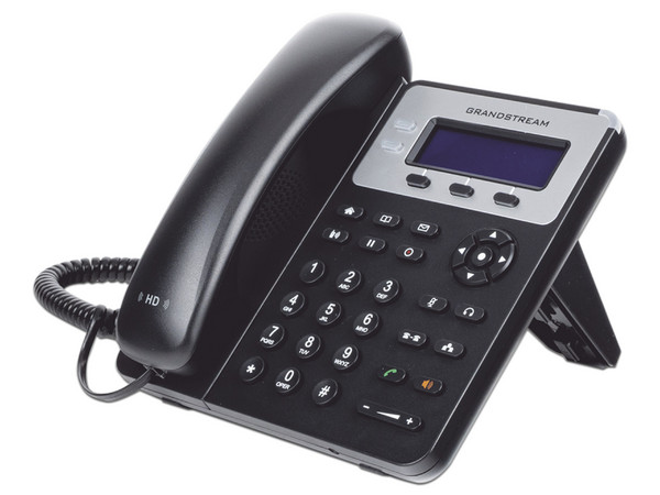 Teléfono IP GrandStream GXP1625, 2 cuentas SIP, 3 teclas de línea, conferencia de 3 vías, Soporta PoE.