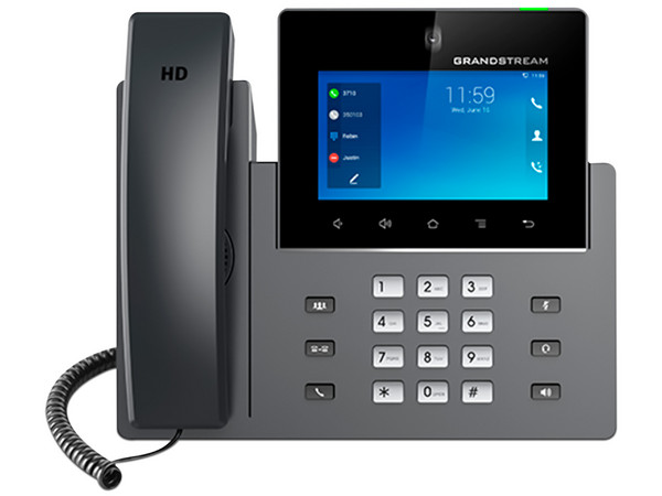 Telefono IP Grandstream GXV3450, 16 líneas SIP, Pantalla Multi Touch de 5