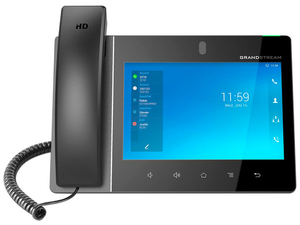 Telefono IP Grandstream GXV3480, 16 líneas SIP, Pantalla Multi Touch de 8