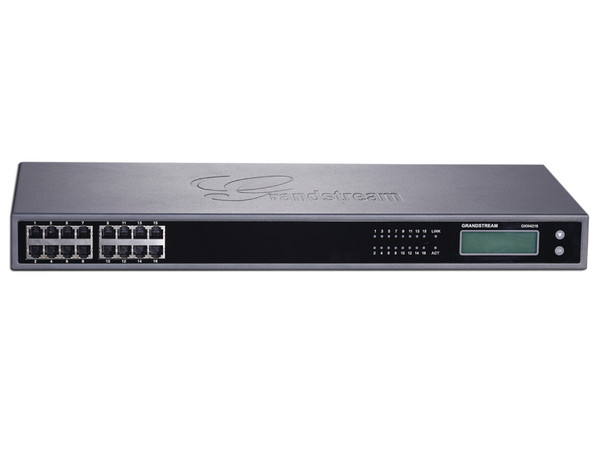 Gateway VoIP GrandStream V2 ATA de 16 puertos FXS, 1 puerto TELCO de 50 pins, Para Montaje en Rack.