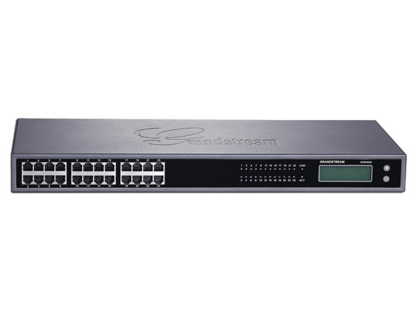 Adaptador VoIP GrandStream GXW4224V2 de 24 FXS para Montaje en Rack.