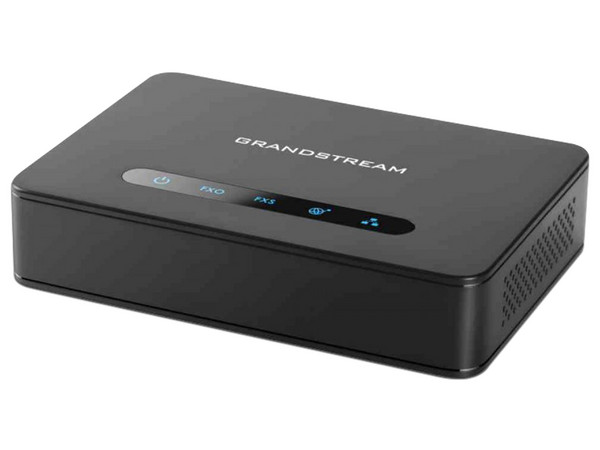 Adaptador de teléfono analógico (ATA) Grandstream HT813 Híbrido, con puertos FXS y FXO.