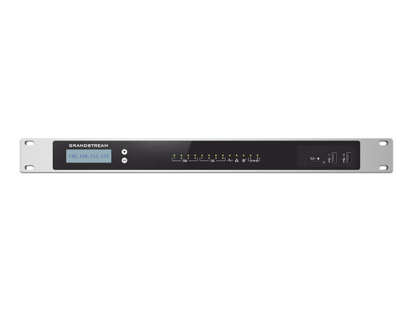 Conmutador Grandstream UCM6304 para central telefónica IP-PBX, 4 FXO, 4 FXS, Hasta 2000 Usuarios y 300 llamadas simultáneas.