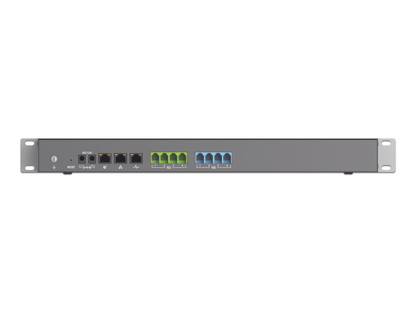 Conmutador Grandstream UCM6304 para central telefónica IP-PBX, 4 FXO, 4 FXS, Hasta 2000 Usuarios y 300 llamadas simultáneas.
