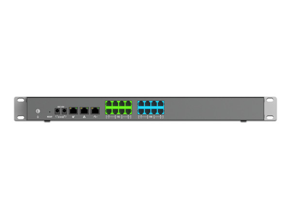 Switch Telefónico Grandstream IP-PBX para hasta 3000 usuarios y 450 llamadas simultaneas, 8FXO, 8FXS, para solución de comunicaciones unificadas y colaboración.
