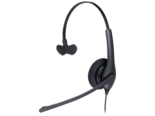 Jabra Biz 1500 Mono, auriculares profesionales con cancelación de ruido, ligero, conexión QD.