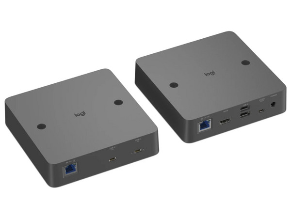 Sistema BYOD Logitech Extend, HDMI, Compatible con Windows e iOS, Color Negro.