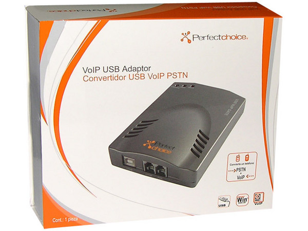 Convertidor para utilizar teléfonos PSTN (convencionales) a USB VoIP