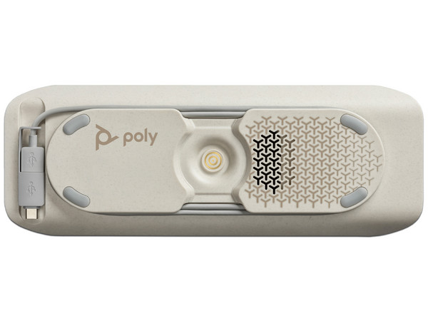 Altavoz Poly Sync 40+, USB-C, certificado por Microsoft Teams.