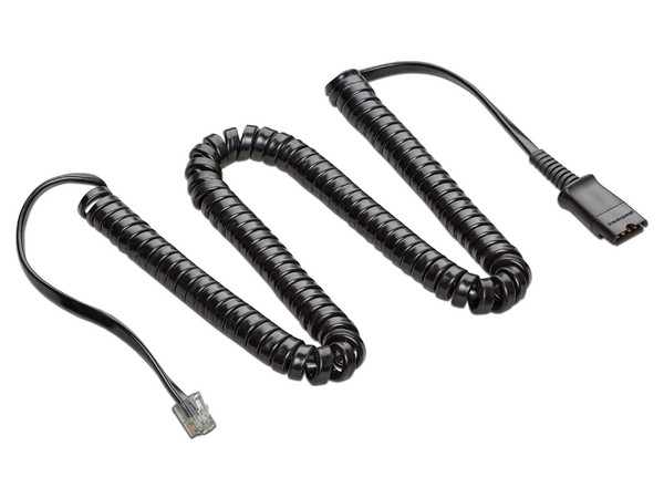 Cable Poly HIS para Teléfonos Avaya Serie 9600. Color Negro.