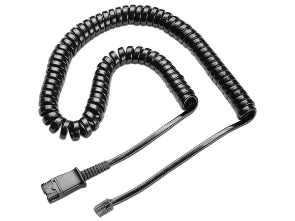 Cable de Conexión Poly 85R38AA, Desconexión Rápida a RJ-11 (M-M), 3m, Color Negro.