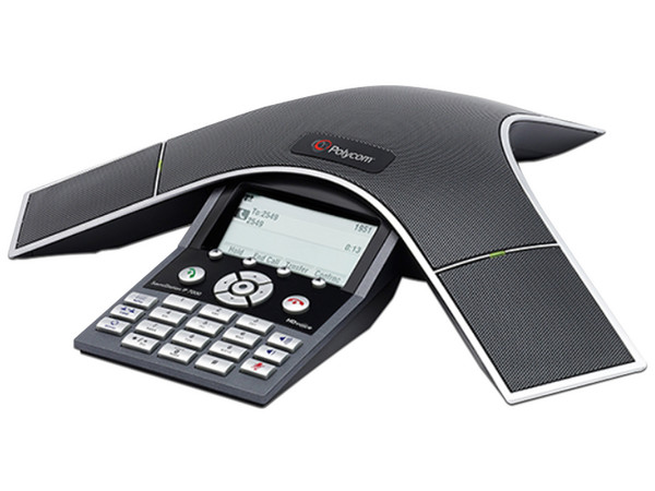 Teléfono Polycom SoundStation IP 7000, Ethernet (PoE), alcance de micrófono de hasta 6 metros.