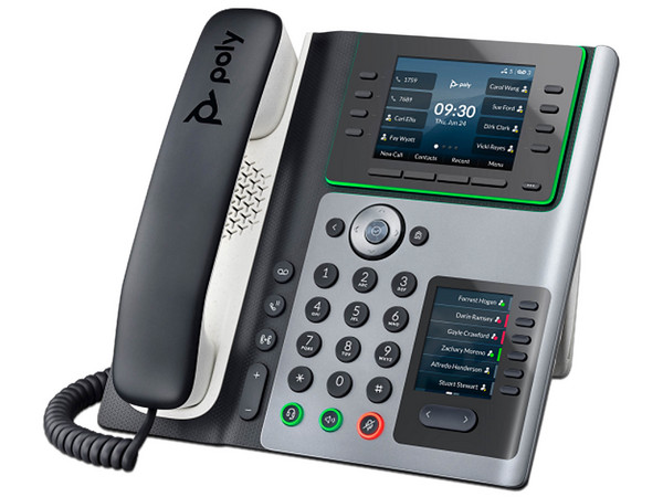 Teléfono IP Poly Edge E450, Pantalla 3.5