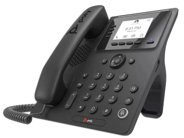 Teléfono IP Polycom CCX 350, Pantalla LCD de 2.8