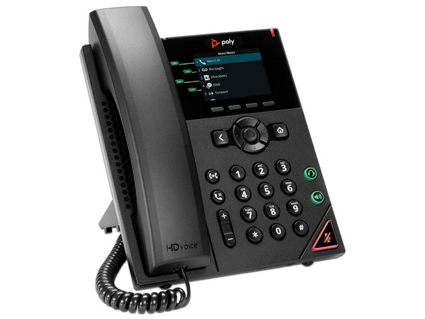 Teléfono IP Polycom VVX 250, Pantalla de 2.8