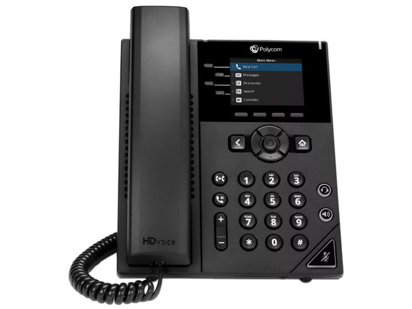 Teléfono IP Polycom VVX 250, Pantalla de 2.8