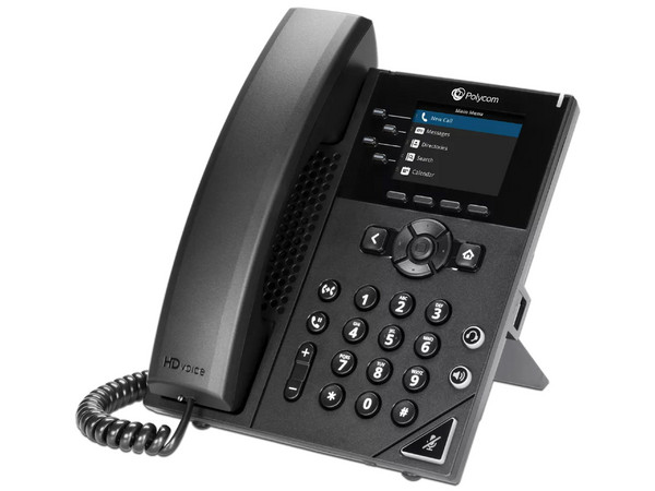 Teléfono IP Polycom VVX 250, Pantalla de 2.8