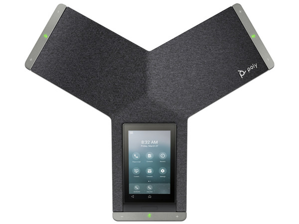 Teléfono Polycom TRIO C60 para conferencias, Pantalla LCD de 5 pulgadas (720 x 1280), Micrófono de 360 grados, Wi-Fi, Bluetooth, Ethernet.