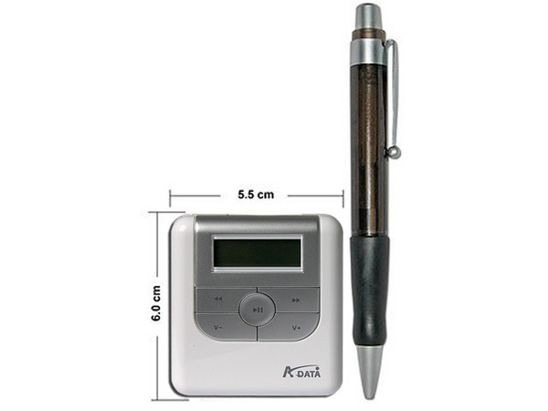 Reproductor de MP3 A-DATA de 128MB, Incluye Memoria SD de 1GB, USB 2.0