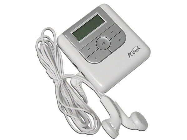 Reproductor de MP3 A-DATA de 128MB, Incluye Memoria SD de 1GB, USB 2.0