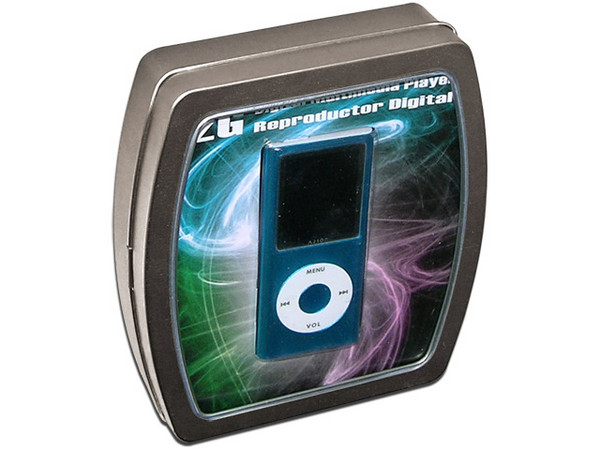 MP4 ARION Reproductor de MP3, Radio FM, Fotos, Videoclips y Grabador de Voz. 2GB, Color Azul.