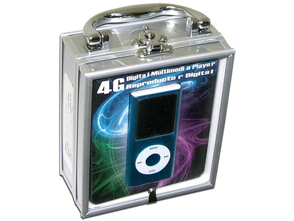 MP4 ARION Reproductor de MP3, Radio FM, Fotos, Videoclips y Grabador de Voz. 4GB, Color Azul.