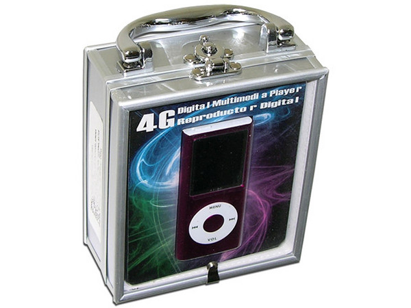 MP4 ARION Reproductor de MP3, Radio FM, Fotos, Videoclips y Grabador de Voz. 4GB, Color Rosa.
