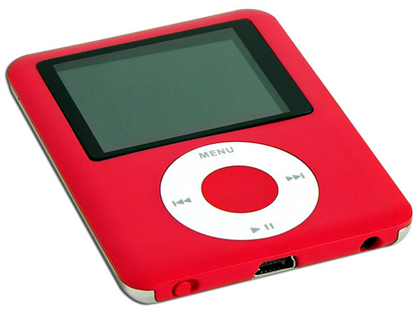MP4 ARION Reproductor de MP3, Radio FM, Fotos, Videoclips y Grabador de Voz. 4GB, Color Rojo