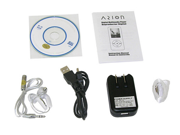 MP4 ARION Reproductor de MP3, Radio FM, Fotos, Videoclips y Grabador de Voz. 4GB, Color Negro
