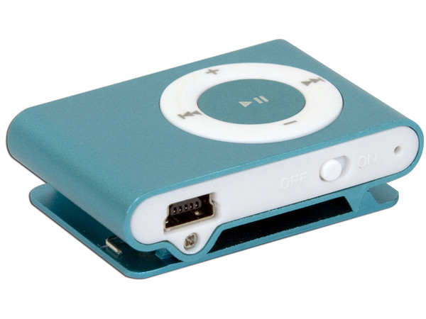 Reproductor de MP3 Arion tipo Clip de 1GB. Color Azul