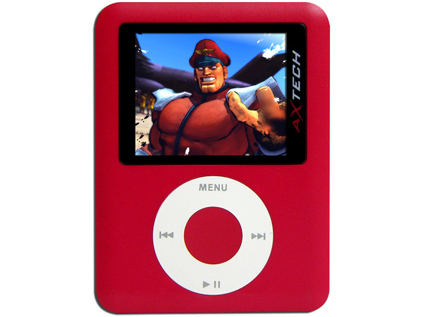 MP4 AXTECH Reproductor de MP3, Radio FM, Fotos, Videoclips y Grabador de Voz. 8GB, Color Rojo