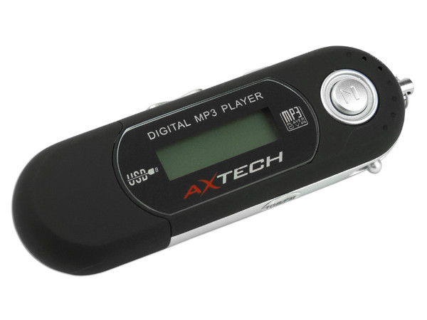 Reproductor de MP3 y Radio FM Axtech de 1GB, USB. Color Negro
