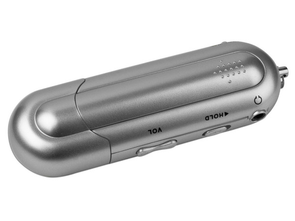 Reproductor de MP3 y Radio FM Axtech de 1GB, USB. Color Plateado