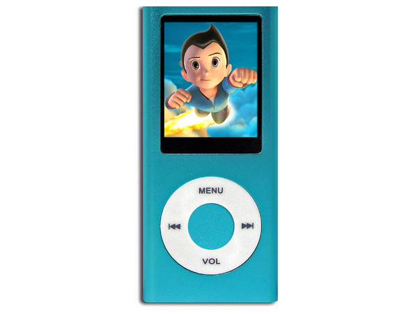 MP4 AXTECH Reproductor de MP3, Radio FM, Fotos, Videoclips y Grabador de Voz. 4GB, Color Azul
