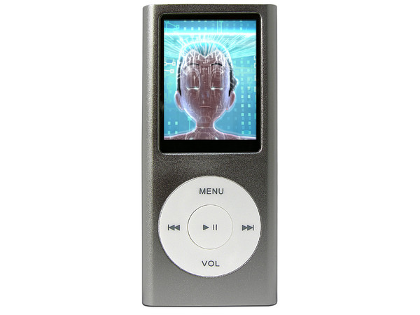 MP4 AXTECH Reproductor de MP3, Radio FM, Fotos, Videoclips y Grabador de Voz. 2GB, Color Plateado