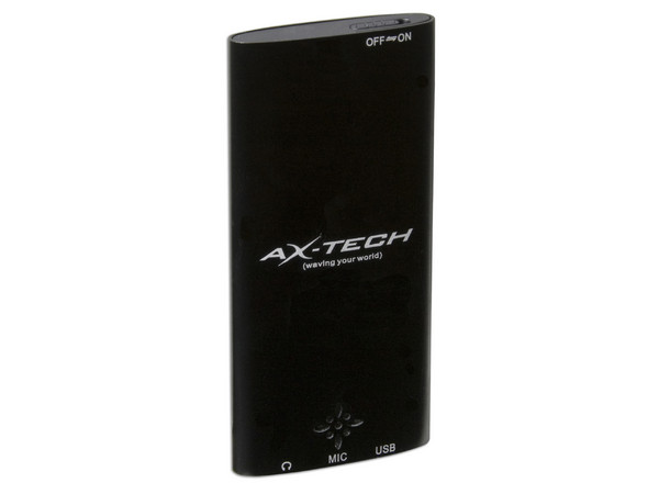 MP4 AXTECH Reproductor de MP3, Radio FM, Fotos, Videoclips y Grabador de Voz. 8GB, Color Negro