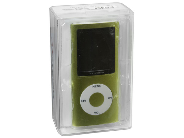 MP4 AXTECH Reproductor de MP3, Radio FM, Fotos, Videoclips y Grabador de Voz. 4GB, Color Verde