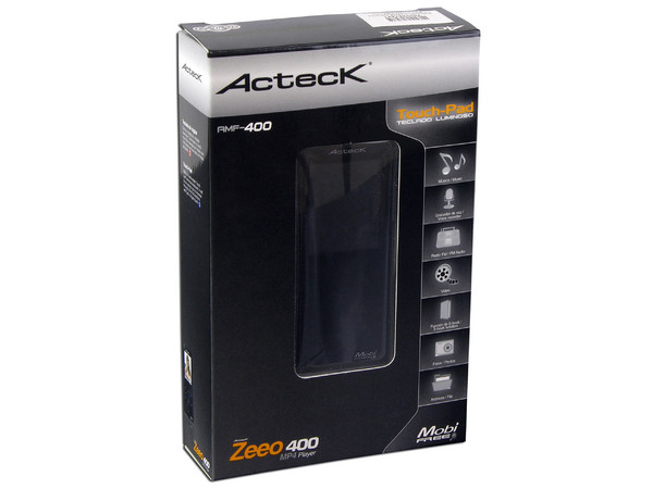 MP4 Acteck Zeeo 400 Reproductor de MP3, Radio FM, Fotos, Videoclips y Grabador de Voz. 2GB, Color Negro