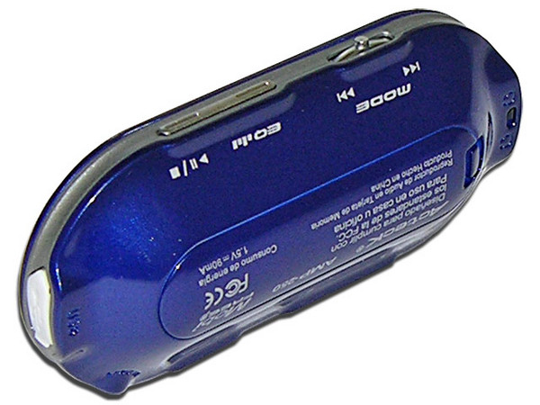 Reproductor de MP3 y Grabador de Voz Acteck con 256MB, Interfase USB. Color Azul